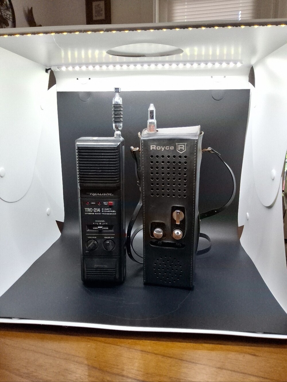 1973 Royce Handheld CB Radio 1-406 Transceiver.  Untested +80s Realistic TRC-214